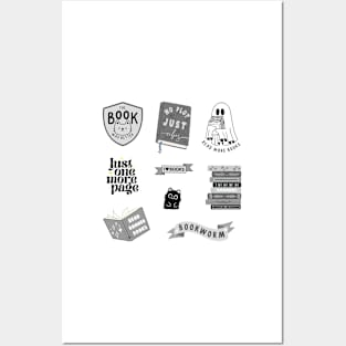 Black Bookish Pack Posters and Art